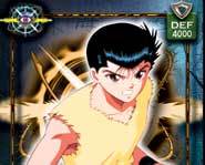 Battle demons with Yusuke and the Spirit Detectives in the Yu-Yu Hasuko Trading Card Game from Score!