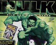 The Incredible Hulk Trading Cards will have images from the Hulk Movie and Comic books!