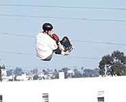 Skateboarder Danny Way is sponsored by DC Shoes.