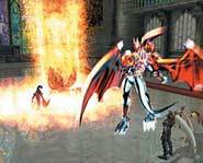 Yami Yugi and friends fight strategy battles in Yu-Gi-Oh! The Falsebound Kingdom for the Nintendo Gamecube.