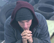 Eminem was not at the Oscar ceremony to collect his award.