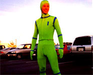 Cody Laudan works as a stuntman on Hollywood movies, such as I, Robot and Scooby Doo.