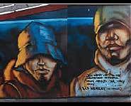 Part of a mural by Temper.