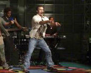 Justin Timberlake performs material from his album Justified on The Tonight Show with Jay Leno.