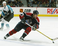 Todd Bertuzzi of the Vancouver Canucks has become one of the NHL's most dominant players.