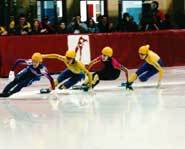 Short track speed skating.