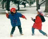 Snowball fights at the Olympics?