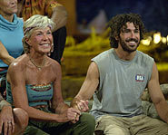 Ethan Zohn and Kim Johnson are the last two in Africa.