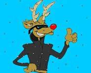 This is a VERY masculine looking Rudolph.