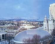 Salt Lake City is the Mormon capital of the world.