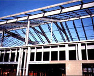 A metal frame.