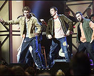 *NSYNC had back-up dancers in the special.