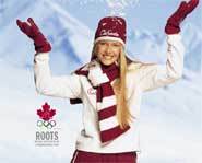 Hot girl in hot Roots Olympic wear.