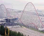 The Steel Dragon 2000 is the world's longest rollercoaster. It's designed with three hills and two tunnels.