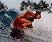 The girls of Blue Crush have thrown surfing into the media spotlight.