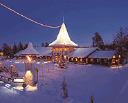 Santa set up his own Santa Claus Office at the Arctic Circle in Rovaniemi, Lapland in 1985.