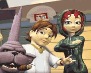 Game Over is a show about video game characters during their off-time.