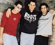 Musical group Jake look awesome in Roots Athletics gear.