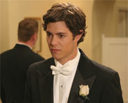 Adam Brody plays loveable geek Seth Cohen on The O.C.