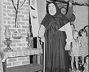 Winner of a Halloween costume party in 1939.