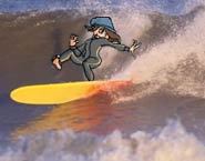 Sindy loves to surf. She learned how after going to a surf camp in Hawaii.
