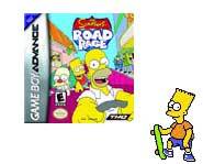 The Simpsons hit the streets of Springfield in The Simpsons Road Rage video game for the Nintendo Gameboy Advance.