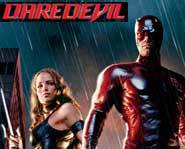 Daredevil stars Ben Affleck, Jennifer Garner as Elektra, Michael Clarke Duncan as the Kingpin and Colin Farrell as Bullseye.