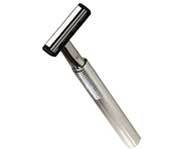 Shaving with a razor and shaving cream is an ideal way to get rid of facial hair.