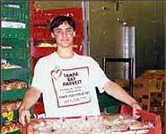 Volunteer David Levitt didn't let some red tape stop him from feeding the hungry.