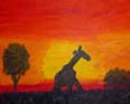 Kathryn Hegarty's painting Shadows of Africa.
