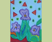 Another painting by artist Kathryn Hegarty.