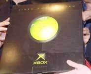 The Xbox game console is battling the Playstation 2 and Gamecube!