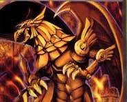 The Egyptian God Cards for the Yu-Gi-Oh! Trading Card Game include The Winged Dragon of Ra, Obelisk the Tormentor and Slifer the Sky Dragon.