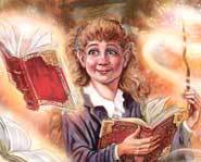 Harry Potter collectible trading card game: Hermione is a good witch.
