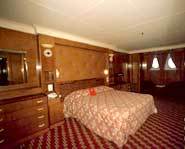 A stateroom for guests to stay in.