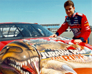 Photo of Jeff Gordon, who has been racing on the NASCAR circuit since 1990.