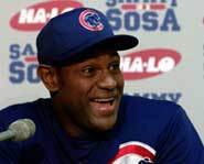 Sammy will not be playing baseball in October.