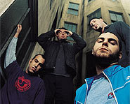 Dryden Mitchell, Terry Corso, Mike Cosgrove and Tye Zamora of Alien Ant Farm.