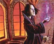 Severus 'Mr. Nasty' Snape in Harry Potter.