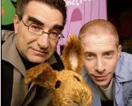 Seth Green starred in the Fox show Greg the Bunny but it was cancelled.