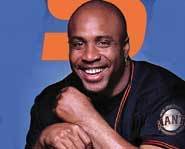 Barry is smiling after becoming the fifth player to hit 60 or more homers in a season.