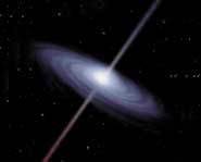 An artist's impression of a Black Hole.