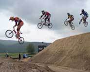 Big air at the Downhill BMX
