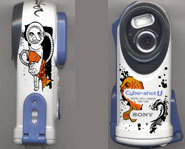 The Quiksilver Sony cyber-shot is a waterproof digital camera that's perfect for photographing surfing, snowboarding, skiing and other extreme sports.