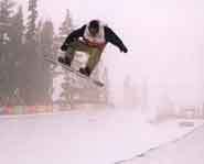 Superpipe at Whistler's 2002 World Ski and Snowboard Festival Andy Finch.