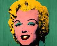 A famous Marilyn Monroe picture by Andy Warhol.