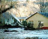Houses can even be swept off their perch.