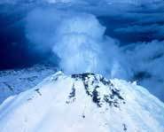 A smoking mountain or an erupting volcano?