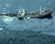 ARGO MERCHANT ran aground.