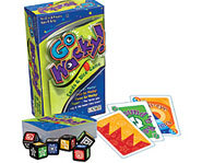 Go Wacky is a family dice and card game.